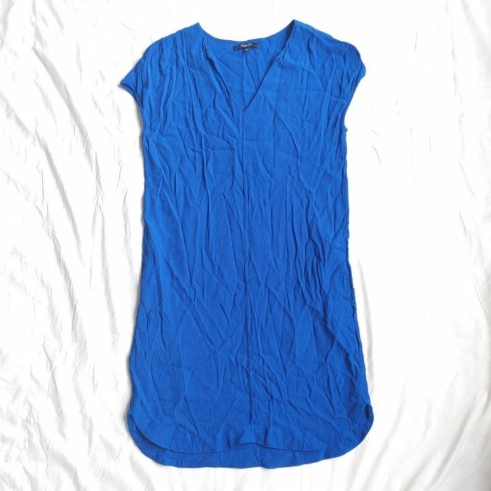 Madewell Du Jour Blue Tunic Dress XXS